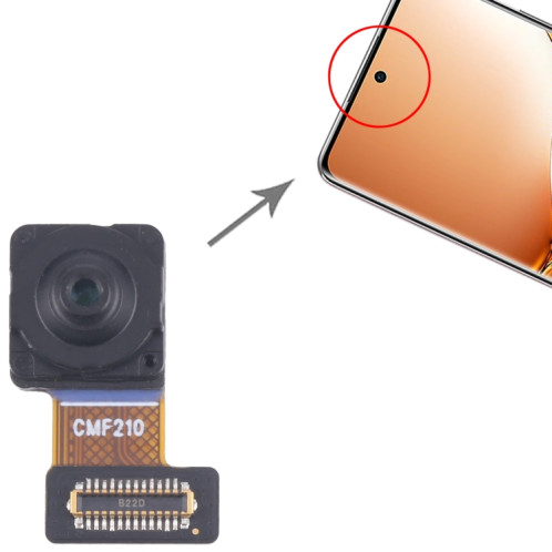 Pour OPPO A3 Pro Chine Caméra frontale principale d'origine SH37011409-05