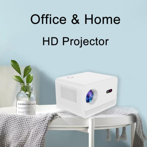 Projecteur intelligent M10 1280 x 720P 200ANSI Amlogic H713 CPU Android 11.0, prise britannique (blanc) SH403A1821-09