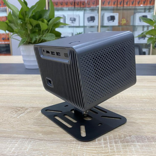 Projecteur intelligent M10 Plus 1280 x 720P 200ANSI Amlogic H713 CPU Android 11 avec support, (gris métal) SH702A633-09