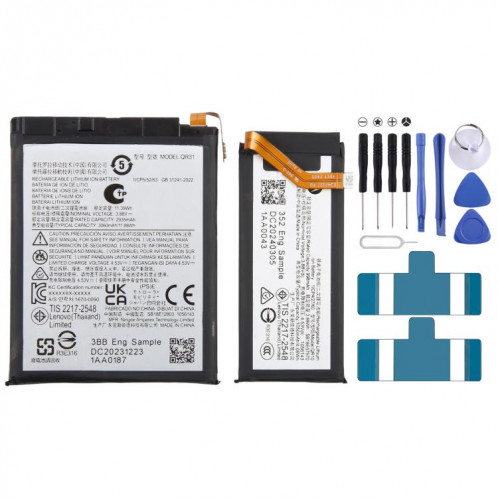 Batterie de remplacement pour Motorola Razr 50 QR31/QR11 2935mAh/998mAh SH81111471-04