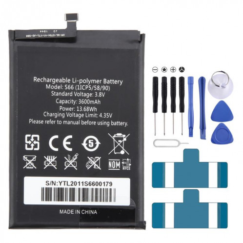Remplacement de la batterie pour Oukitel Y1000 S66 3600mAh SH8803653-04