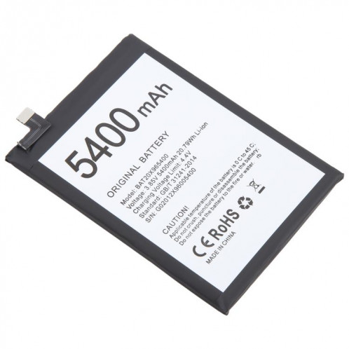 Batterie de remplacement pour DOOGEE X96 Pro BAT20X965400 5400mAh SH91011819-04