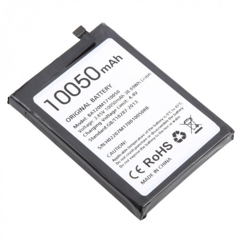 Batterie de remplacement pour DOOGEE S59 Pro BAT20M1710050 10050mAh SH9103224-04