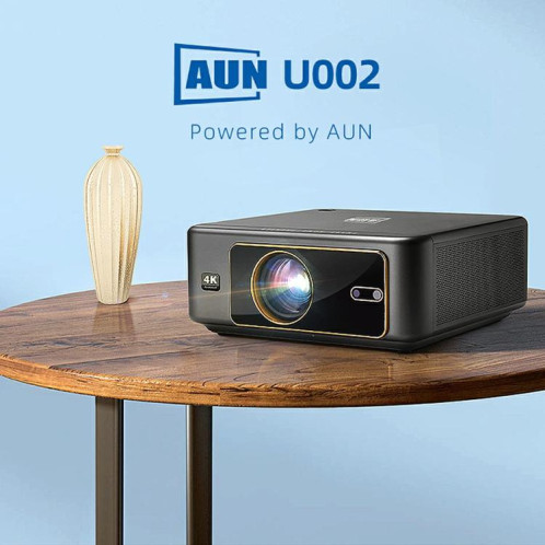 Projecteur intelligent Home Cinéma AUN U002 1920x1080P 970ANSI Android 12, prise britannique (gris foncé) SA202A1791-014