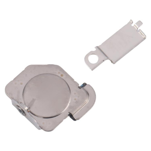 Pour iPhone 15 Pro 1 paire de couvertures en fer pour lampe de poche / micro (sur la coque arrière) SH54041795-04