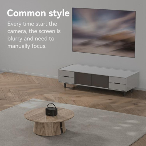 Projecteur intelligent Yesido TV13 1280x720P 190ANSI Android 9.0 Series, prise : prise britannique (beige) SY902A1108-014