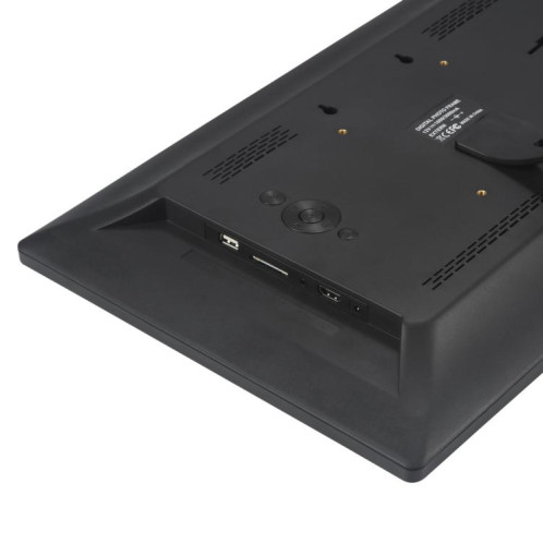 Cadre photo numérique à écran LED XCLT1850 de 18,5 pouces, type de prise : prise américaine (noir) SH201A1759-08