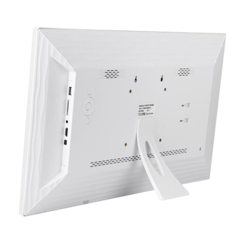 Cadre photo numérique à écran LED XCLT2150 de 21,5 pouces, type de prise : prise américaine (blanc) SH401B1567-06
