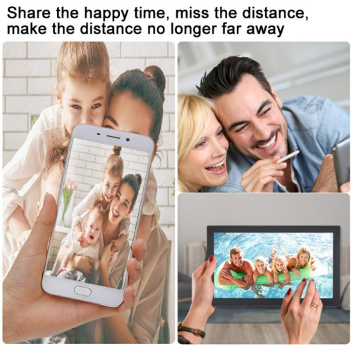 XCLT2150 21,5 pouces IPS écran WiFi numérique Cloud cadre photo mural LED machine de publicité, type de prise : prise britannique (noir) SH702A1578-09