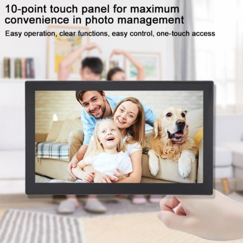 XCLT2150 21,5 pouces IPS écran WiFi numérique Cloud cadre photo mural LED machine de publicité, type de prise : (noir) SH703A415-09