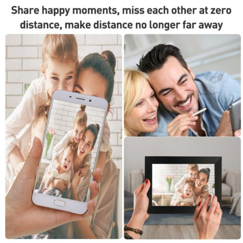 Album photo DPF1560 avec écran LED HD de 15,6 pouces, WIFI, Cloud, RK3326C Quad Core, 1 Go + 32 Go, prise : prise américaine (blanc) SH402B792-07