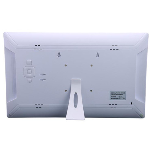 Cadre photo Cloud WIFI à écran LED HD 17,3 pouces XCLT-1730 avec support, prise : prise américaine (blanc) SH502B451-011