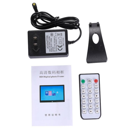 Cadre photo Cloud WIFI à écran LED HD de 17,3 pouces XCLT-1730 avec support, prise : prise américaine (noir) SH502A1627-011