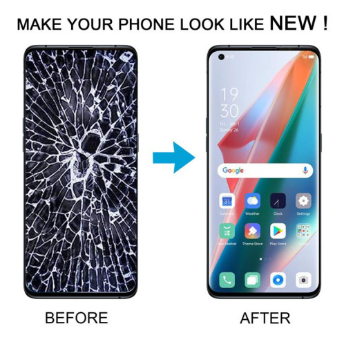 Pour OPPO Find X3 Pro Écran LCD OLED avec numériseur Assemblage complet avec identification d'empreintes digitales SH59021308-07