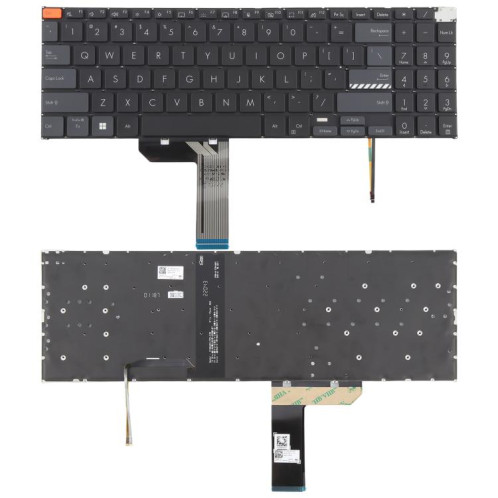 Clavier rétroéclairé pour ordinateur portable Asus Vivobook Pro 15X OLED K6501 M6501 (version américaine) (noir) SH201A1559-05