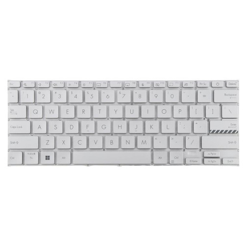 Clavier d'ordinateur portable version américaine pour Asus VivoBook 14 Pro X1402 M1402 D1402 F1402 X1403Z X1402Z (argent) SH401A320-05