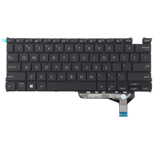Clavier rétroéclairé pour ordinateur portable Asus Zenbook 14 OLED UX3402 UX3402Z UX3402ZA UX3402VA UM5302T UM3402 NSK-UA74LN (noir) SH501A504-05