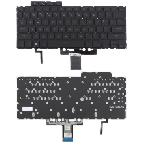 Clavier rétroéclairé pour ordinateur portable Asus ROG Flow X13 GV302 2023 GV302XV GV302XU (version américaine) (noir) SH701A228-05