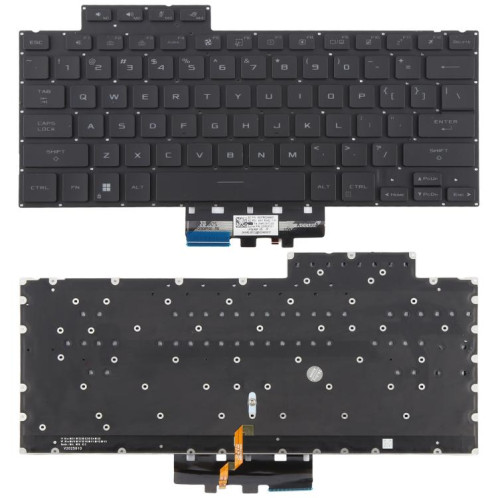 Clavier rétroéclairé pour ordinateur portable Asus ROG Zephyrus G14 GA402R GA402RJ GA402RK GA402RU GA402X GA402X (noir) SH101A95-05