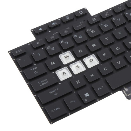 Clavier rétroéclairé pour ordinateur portable Asus TUF Air FX516 FX516P FX516PR FX516PM FA516 (version américaine) (noir) SH201A249-05