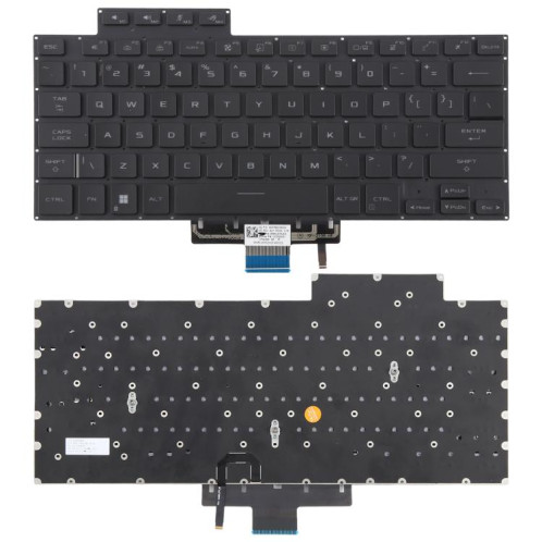 Clavier rétroéclairé pour ordinateur portable Asus Zephyrus ROG 16 G16 GA503 15 GU603 GU603H (version américaine) (noir) SH501A1596-05
