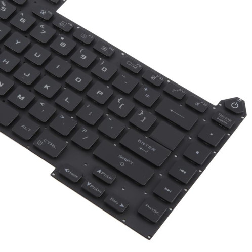 Clavier rétroéclairé RVB pour ordinateur portable Asus Rog Strix G15 G513 G513RC G513RM G513RW G513QR G513QE G513IM G513IE G513IC (noir) SH701A756-05
