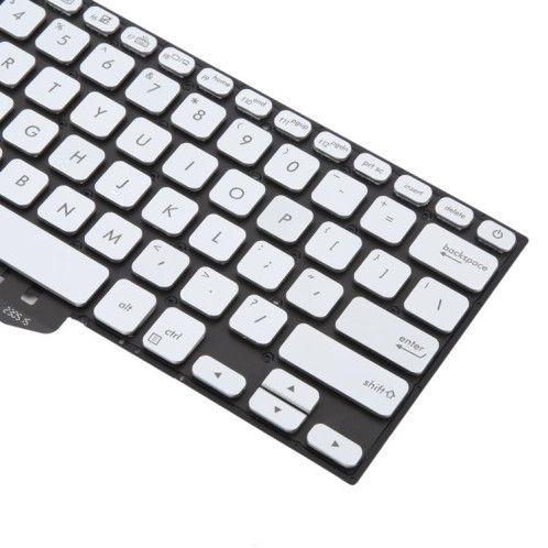 Clavier rétroéclairé pour ordinateur portable Asus VivoBook S14 K430 A430 X430 S403 S4300F S4300U (version américaine) (argent) SH901B894-05