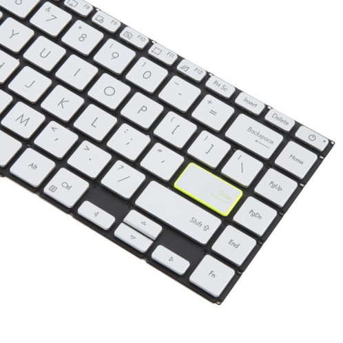 Clavier rétroéclairé pour ordinateur portable Asus VivoBook S14 X421 X421DA X421UA X421EP X421EQ X421JQ X421FP X421FF X421FL (argent) SH101A1908-05