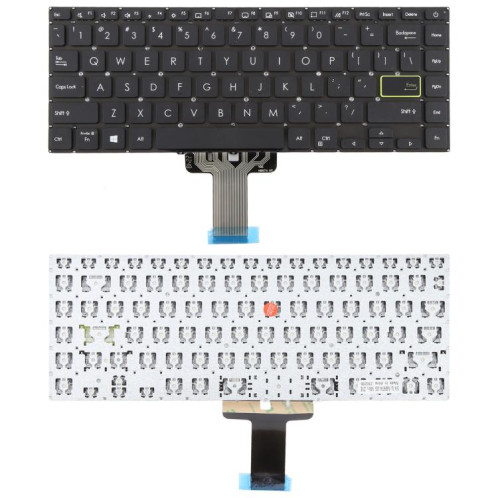 Clavier d'ordinateur portable version américaine pour Asus VivoBook S14 X421 X421DA X421UA X421EP X421EQ X421JQ X421FP X421FF X421FL (noir) SH201A973-05