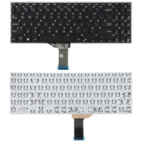 Clavier d'ordinateur portable version américaine pour Asus S530 S530U S530F S15 S530UA S530UN S5300 S5300F S5300FN S5300U S5300UN X530 X530M (argent) SH001A1638-05