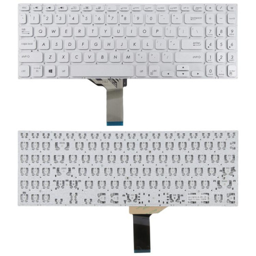 Clavier d'ordinateur portable version américaine pour Asus S530 S530U S530F S15 S530UA S530UN S5300 S5300F S5300FN S5300U S5300UN X530 X530M (noir) SH001B838-05
