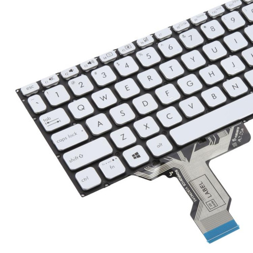 Clavier d'ordinateur portable version américaine pour Asus VivoBook 14 X420 X420F X420FA X420U A420F A420 A420U S420 S420UA P1411F P1411FA (argent) SH201A1991-05