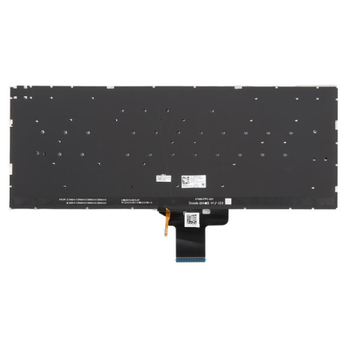 Clavier rétroéclairé pour ordinateur portable Asus Vivobook Pro 14X M7400 M4700 M4700QC M4700PC M7600 M3400 M3401 M3401Q X7400 X3400 X3400P K3400P (gris) SH401B814-05