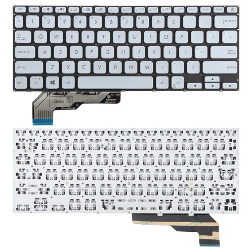 Clavier d'ordinateur portable version américaine pour Asus Adol14 ADOL14FA S403F A403F X403F ADOL13u (argent) SH601A541-05