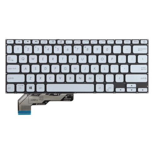 Clavier d'ordinateur portable version américaine pour Asus Adol14 ADOL14FA S403F A403F X403F ADOL13u (argent) SH601A541-05