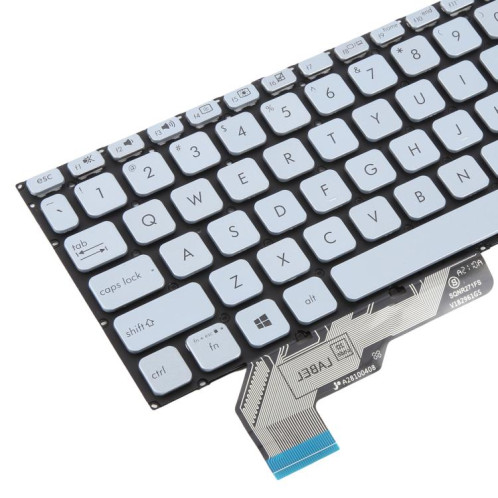 Clavier d'ordinateur portable version américaine pour Asus Adol14 ADOL14FA S403F A403F X403F ADOL13u (argent) SH601A541-05