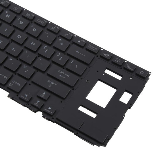 Clavier rétroéclairé pour ordinateur portable Asus ROG Zephyrus Duo 15 pouces GX550L GX550 GX550LXS GX550LWS GX551 GX551Q (noir), version américaine SH801A658-05