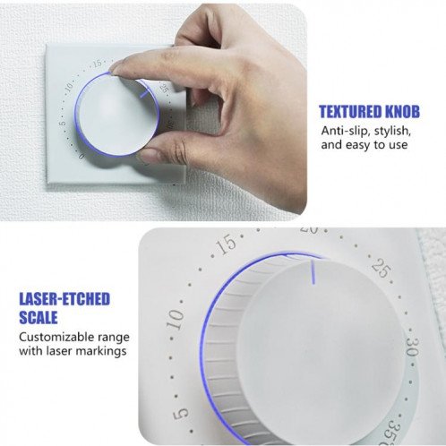Thermostat intelligent sans écran pour chaudière BHT-101GCL avec indicateur LED bicolore (blanc) SH003A60-010