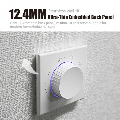 Thermostat intelligent sans écran pour chaudière BHT-101GCL avec indicateur LED bicolore (blanc) SH003A60-010