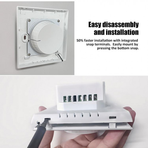 Thermostat intelligent sans écran pour chaudière BHT-101GCL avec indicateur LED bicolore (blanc) SH003A60-010