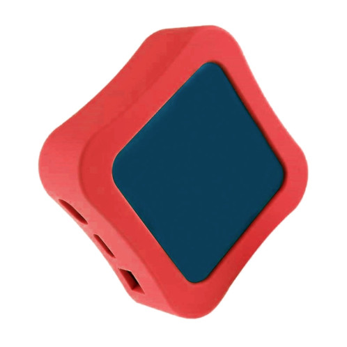 Pour Apple TV 4K 5ème / 4ème étui de protection en silicone antidérapant antichoc pour télécommande (rouge) SH601B1048-010