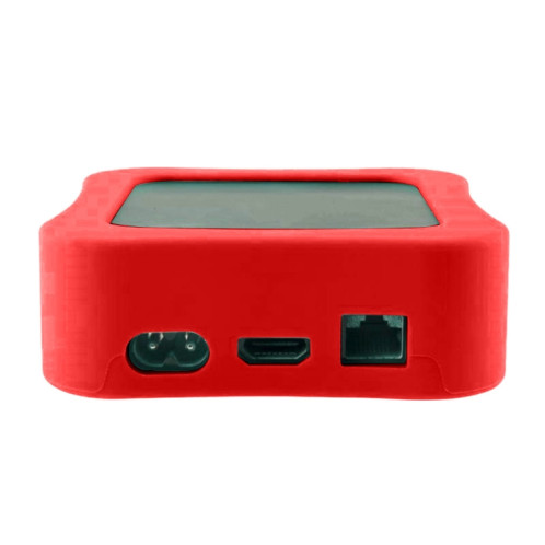 Pour Apple TV 4K 5ème / 4ème étui de protection en silicone antidérapant antichoc pour télécommande (rouge) SH601B1048-010