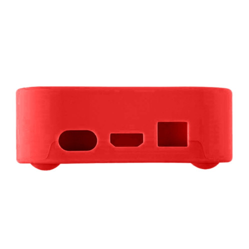 Pour Apple TV 4K 5ème / 4ème étui de protection en silicone antidérapant antichoc pour télécommande (rouge) SH601B1048-010