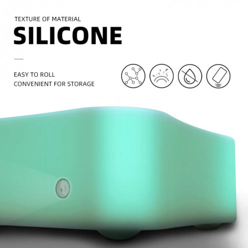 Pour Apple TV 4K 5ème / 4ème Etui de protection en silicone antidérapant antichoc pour télécommande (vert) SH601C1600-010