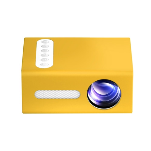 T300 25ansi LED Portable Home Multimedia Game Projecteur, US Plug (Yellow) SH601B1456-014