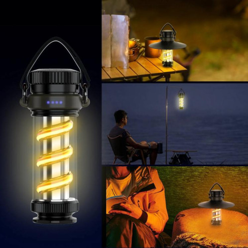 Lampe de camping portable d'extérieur KXK-818 (noire) SH101A1478-014