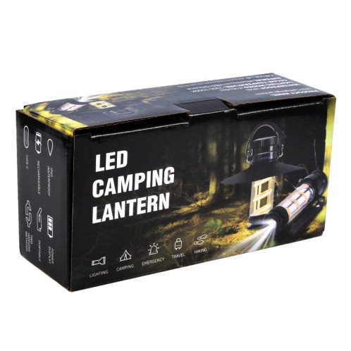 Lampe de camping portable d'extérieur KXK-818 (noire) SH101A1478-014