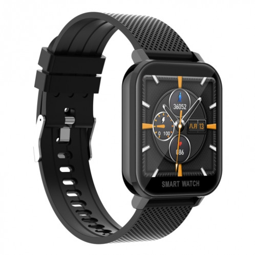 MT28 1,54 pouces écran TFT IP67 étanche Business Sport bande de silicone montre intelligente, moniteur de sommeil de soutien / moniteur de fréquence cardiaque / surveillance de la pression artérielle (noir) SH401A194-015
