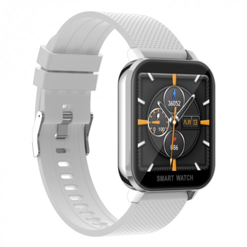 MT28 1,54 pouces écran TFT IP67 étanche Business Sport bande de silicone montre intelligente, moniteur de sommeil de soutien / moniteur de fréquence cardiaque / surveillance de la pression artérielle (blanc) SH401B1648-015