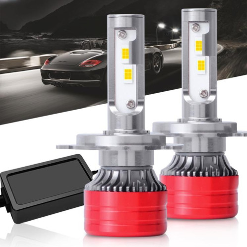 Ampoules de phares LED H4 25 W 2500 lm 6000 K pour voiture SH73061870-011